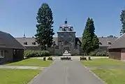 La puerta de entrada en Schloss Lembeck