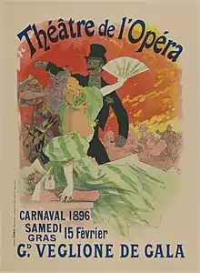 Théâtre de l'Opéra,Carnaval 1896,Grand Veglione de Gala