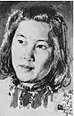 Liao Jingwen (1943)Tamaño: desconocidoTécnica: Tinta sobre papelLa pintura de Liao Jingwen terminó en 1943 cuando Liao acababa de comenzar a trabajar para Xu en la Academia de Arte de China.