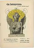 Los Contemporáneos, El anzuelo roto (1914), portada de Mariano Pedrero