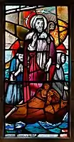 Breandán Naoṁṫa ar an Muir (1903). Detalle de una ventana en la Loughrea St. Brendan's Cathedral