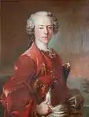 Louis Tocqué, 1736, Retrato de Frederik de Løvenørn (1715–1779), Castillo de Frederiksborg, Dinamarca