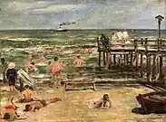 Bañistas en Horst-Ostsee (1902), Museum Georg Schäfer, Schweinfurt