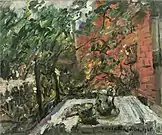 Balcón (1925), 49 × 60 cm., Berlinische Galerie, Berlín