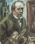 Autorretrato con Paleta (1924), 100 x 79 cm., Museum of Modern Art, New York