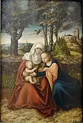 Anna Selbdritt, de Lucas Cranach el Viejo, ca. 1516.