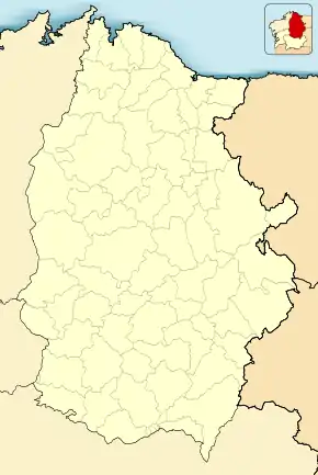 Burela ubicada en Provincia de Lugo