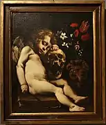 Cupido dormido (c. 1650), de Luigi Miradori, Museo civico Ala Ponzone, Cremona
