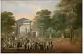 El Jardín Botánico desde el Paseo del Prado (1790)Museo del Prado.
