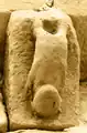 Canecillo en alero del muro Sur.contorsionista.