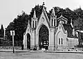 Entrada principal sobre el año 1900
