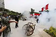 Acto conmemorativo por el 135 aniversario de la Batalla de Miraflores (2016)