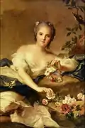 Madame Enriqueta como Flora, obra de Jean-Marc Nattier (1742).
