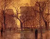 Madison Square después de la lluvia