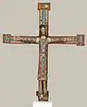 Majestad de Cristo en la cruz, de anónimo catalán, primera mitad del siglo XIII.