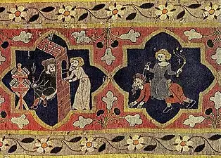 Alfombra, Friburgo, Alemania, siglo XIV.