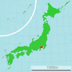 Known only from Kanagawa, Japan