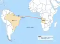 Ruta del Sistema de Cables del Atlántico Sur