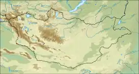 Montañas Jangái ubicada en Mongolia