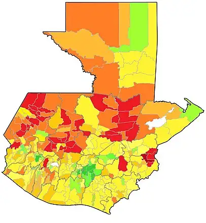 Mapa de desarrollo humano por Munipio 2018