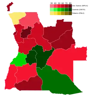 Elecciones generales de Angola de 1992