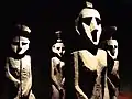 Figuras de madera Mapuche.