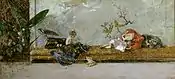 Los hijos del pintor en el salón japonés, de Fortuny, 1874.