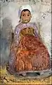 Marie Krøyer, Portræt af lille italiensk pige, 1890, Skagens Museum