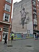 Muros artísticos en la calle de Marqués de Viana