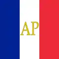 Estandarte del presidente Alain Poher (1969) y (1974)
