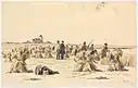 Trabajadores del campo en la cosecha (1847)