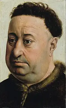 Retrato de caballero, de Robert Campin (1425)