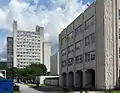 El antiguo campus de la UMIST consta de muchos edificios modernistas construidos en la década de 1960