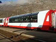 Coche panorámico del MGB para el famoso Glacier Express.