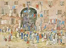 Riva degli Schiavoni, Castello (Venecia), 1898. Museo Thyssen-Bornemisza.