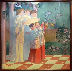 Decoración de la Capilla de Sainte-Croix du Vésinet (1899)
