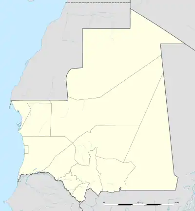 Nuadibú ubicada en Mauritania