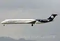 McDonnell Douglas MD-83 de Aeroméxico Travel (N848SH) aterrizando en el Aeropuerto Internacional de la Ciudad de México.