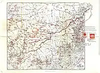 Mapa1: la línea McMahon en el Acuerdo de Simla 1914.