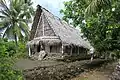Casa de reuniones (Faluw) en Gal, comunidad de Kanifay, isla de Wa'ab