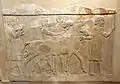 Tributarios conduciendo caballos, tal vez de Media o del país de Mushki. Bajorrelieve del corredor 10.