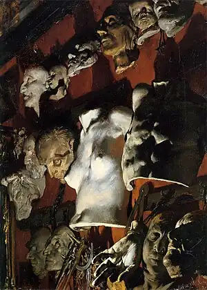 Pared del estudio, 1872.