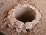 Ventilador de fosa.Parque nacional Mesa Verde.