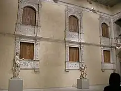 Una de las alas del patio en el Museo Metropolitano de Nueva York.