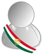 Diseño anterior de la banda presidencial (2010 a 2018).