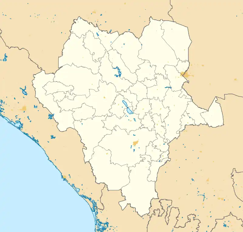 Victoria de Durango ubicada en Durango