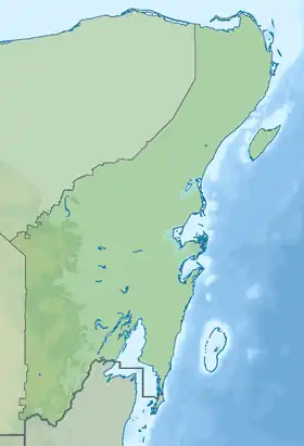 Cobá ubicada en Quintana Roo