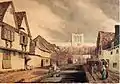 Middle Brook Street en Winchester Reino Unido, 1813