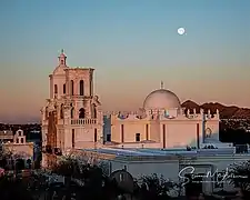 Misión de San Xavier en la reservación cercana a Tucson