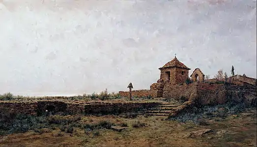 Paisaje, de Modesto Urgell. Fundación Banco Santander